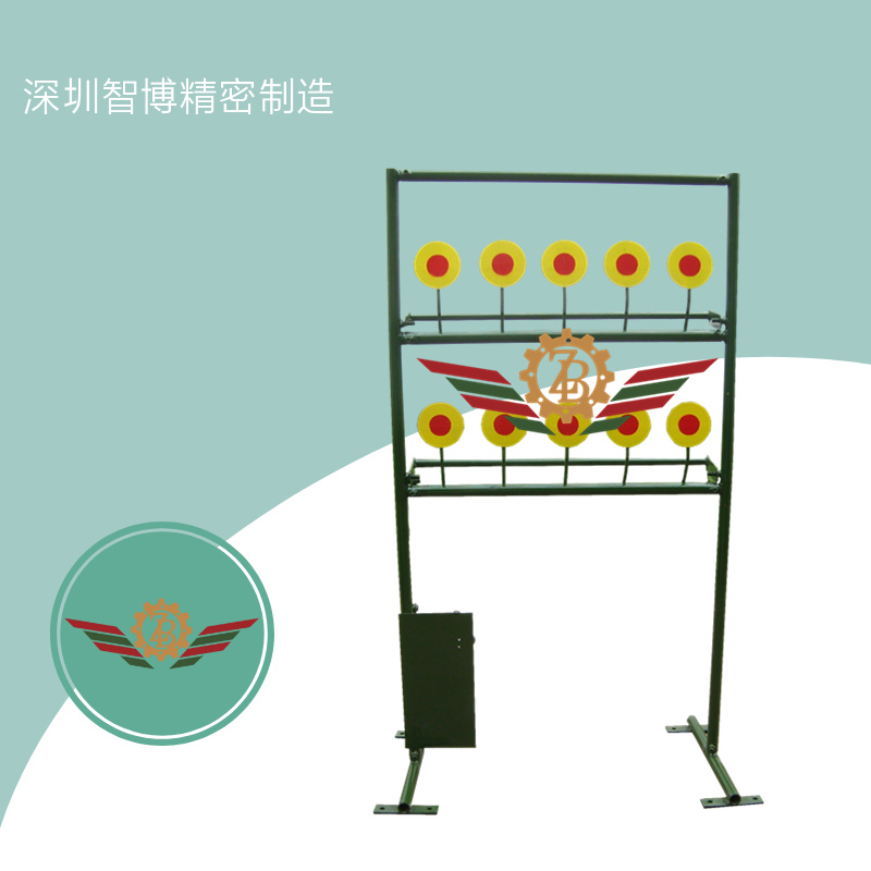 深圳市智博精密机械制造有限公司-两层自动复位靶牌-深圳智博